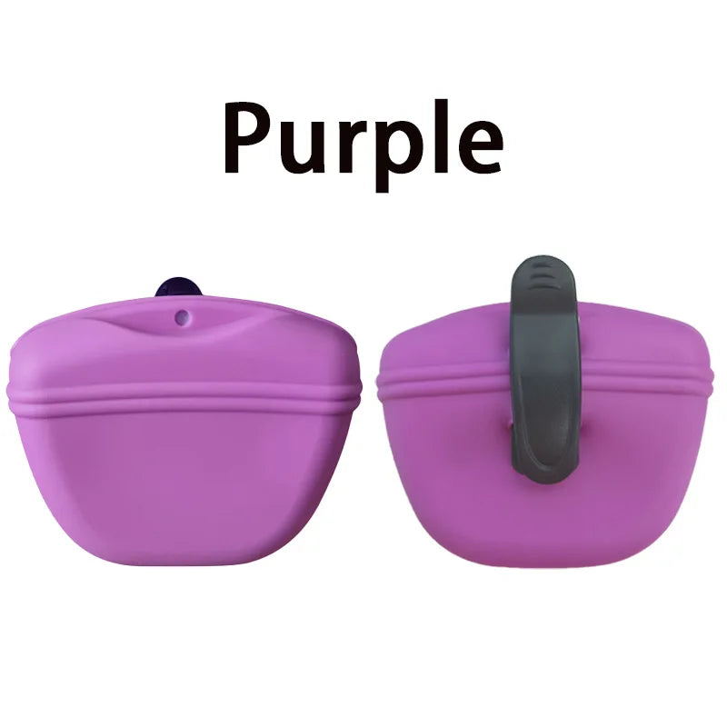 Silicone Dog Treat Bag Pet Portable Dog Training