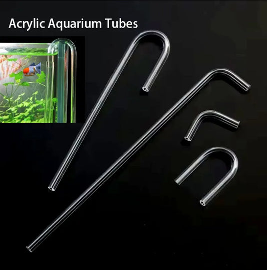 2pcs/lot 4mm Acrylic Aquarium Connector Straight U Shape