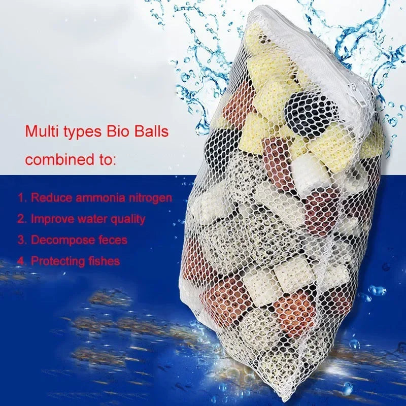 100g 250g 500g More Than 10 Types Aquarium Bio Balls