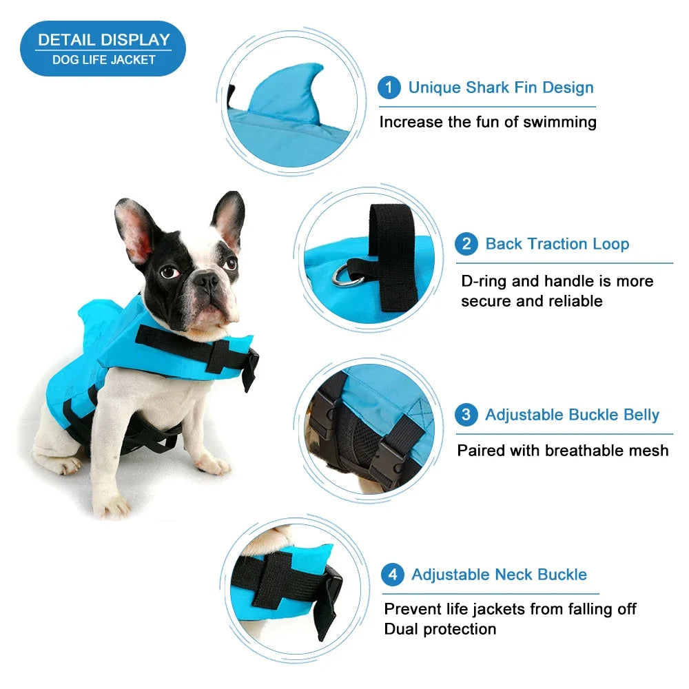 Shark Fin Dog Life Jacket