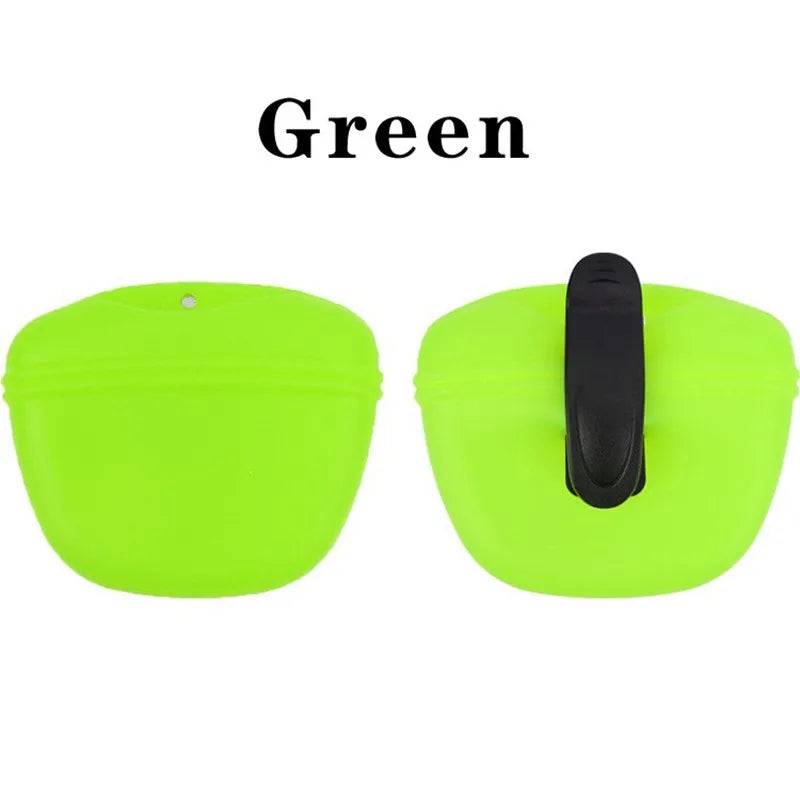 Silicone Dog Treat Bag Pet Portable Dog Training