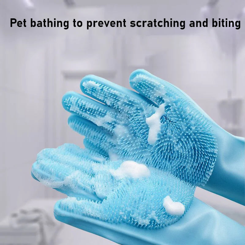 1/3PCS Silicone Pet Bathing