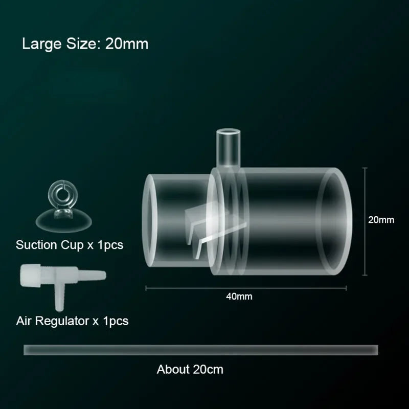 Acrylic Clear Aquarium Fish Tank Water Pump Filter Water