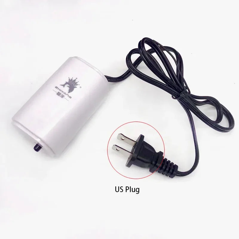 Ultra Silent 220V 3W Aquarium Air Pump Fish Tank Mini Air