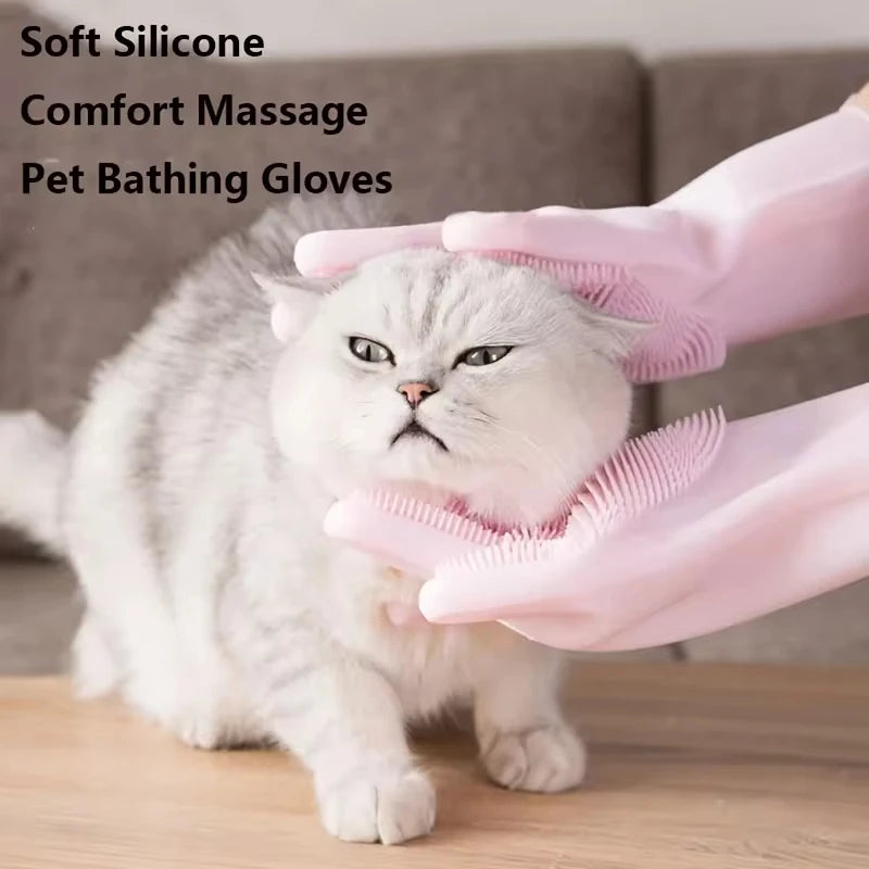 1/3PCS Silicone Pet Bathing