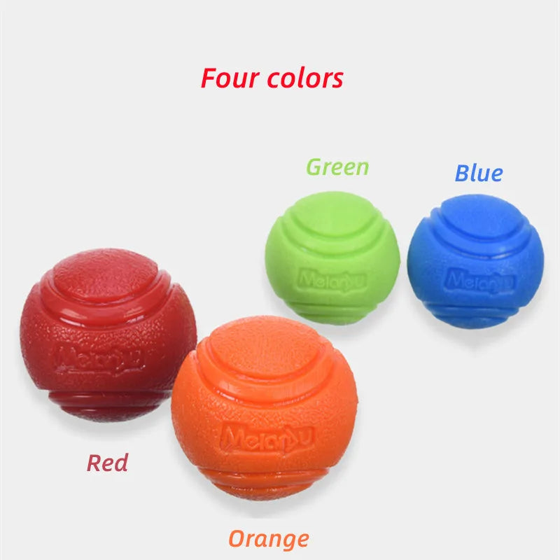 1PC Pet Dog Ball Bouncy Rubber Solid Ball