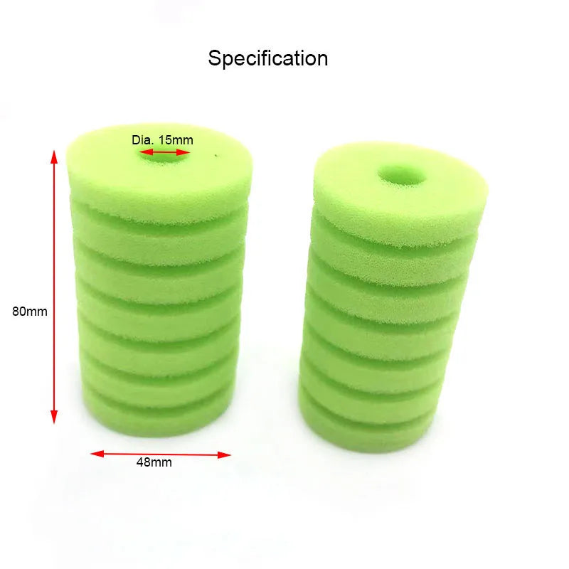 2PCS Aquarium Filter Sponge for Aquarium Fish