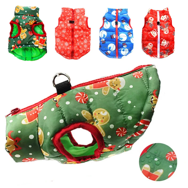 Winter Warm Dog Clothes For Small Dogs Christmas