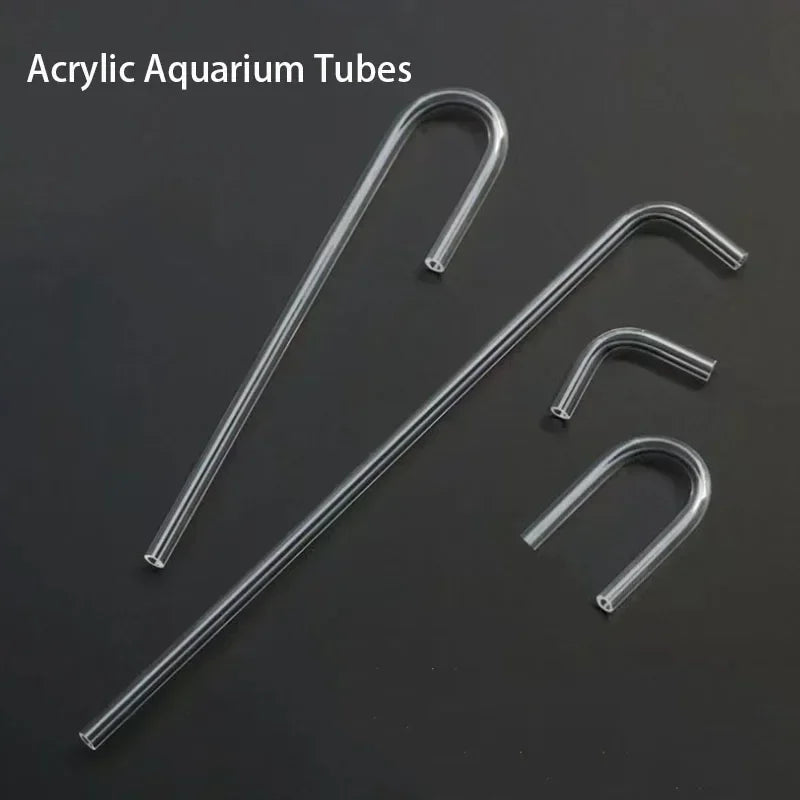 2pcs/lot 4mm Acrylic Aquarium Connector Straight U Shape