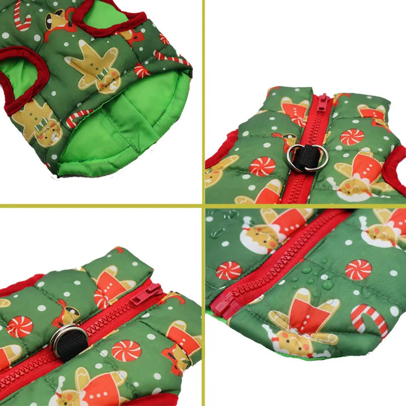 Winter Warm Dog Clothes For Small Dogs Christmas