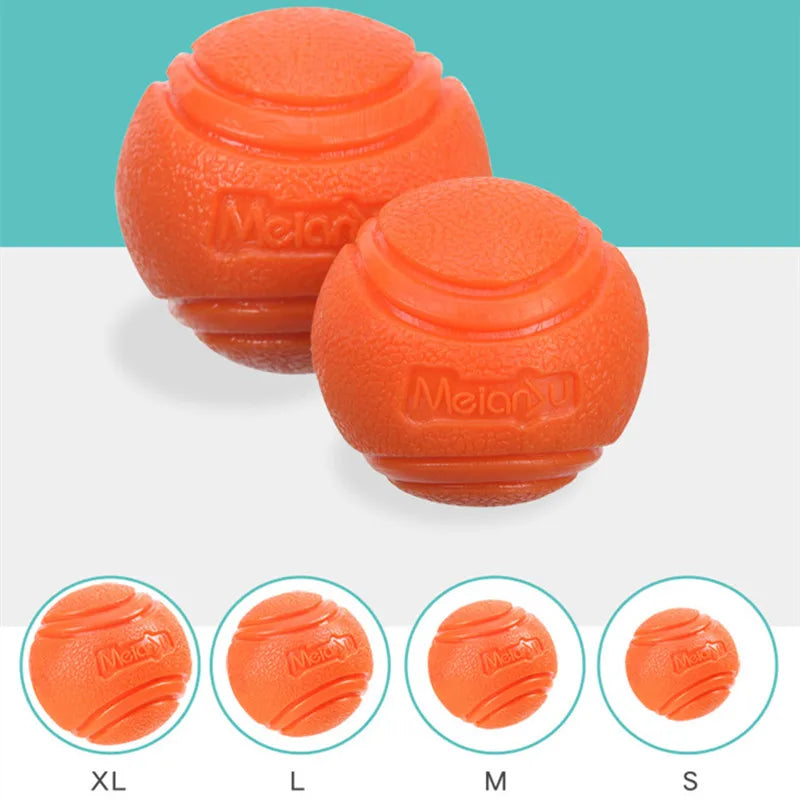 1PC Pet Dog Ball Bouncy Rubber Solid Ball