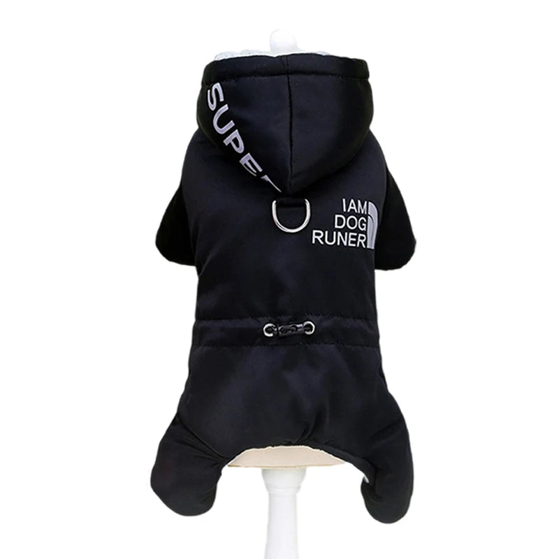 Winter Warm Dog Jumpsuit Waterproof