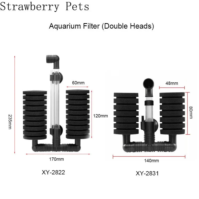 Aquarium Filter for Aquarium Fish Tank Air Pump