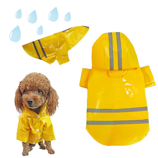 Dog Raincoat Pet Waterproof Clothes