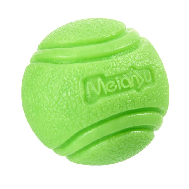 1PC Pet Dog Ball Bouncy Rubber Solid Ball